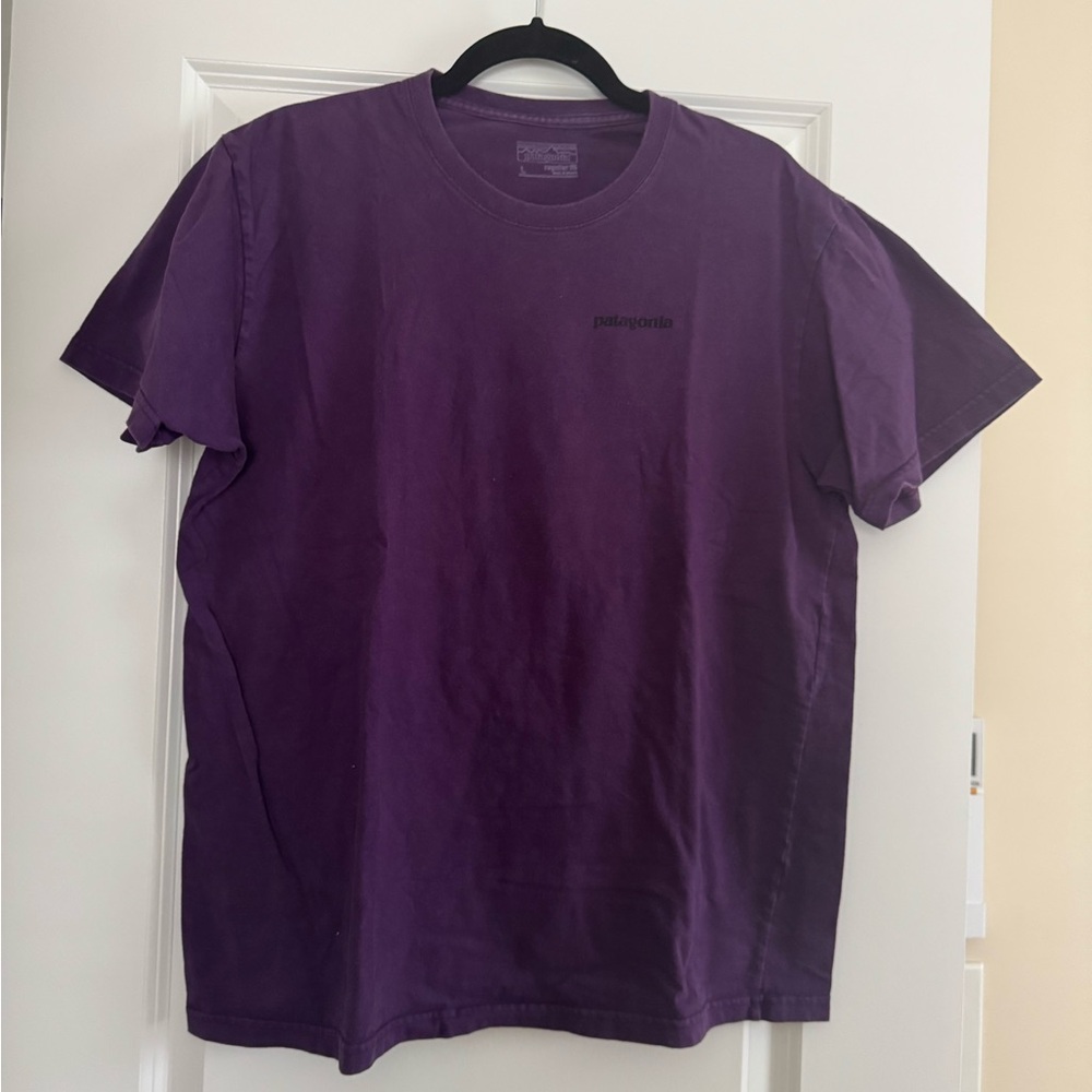 Patagonia Men's Short Sleeve Purple Tee